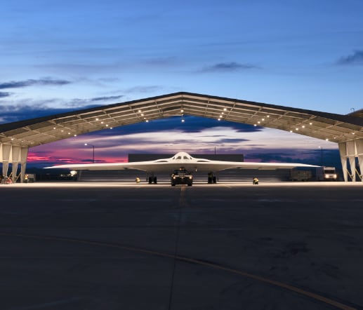 airport hangar Edwards Airforce base