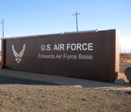 military Edwards Air Force base
